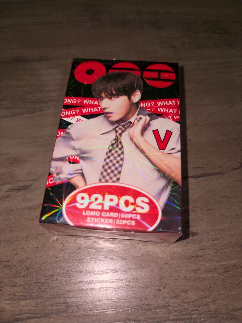 🆕💜 BTS V Taehyung 92pc Lomo Photocard & Sticker Set K-Pop